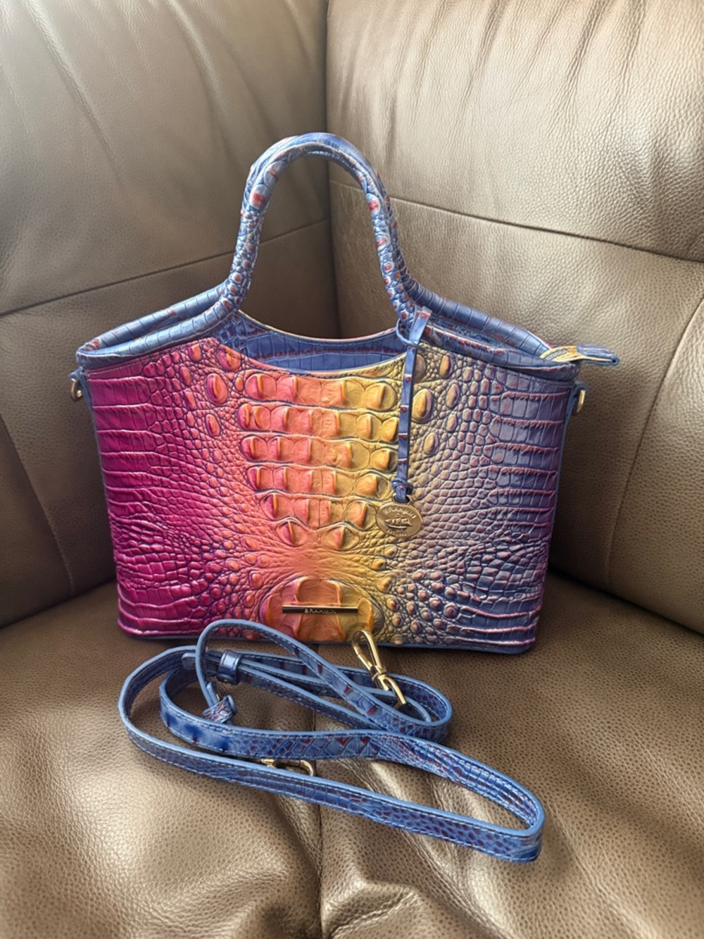 Brahmin Small Elaine Magic Ombre Melbourne